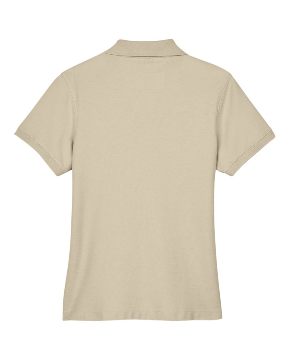 Women's Pima Piqué Polo - Back - B592B2732 - Stone