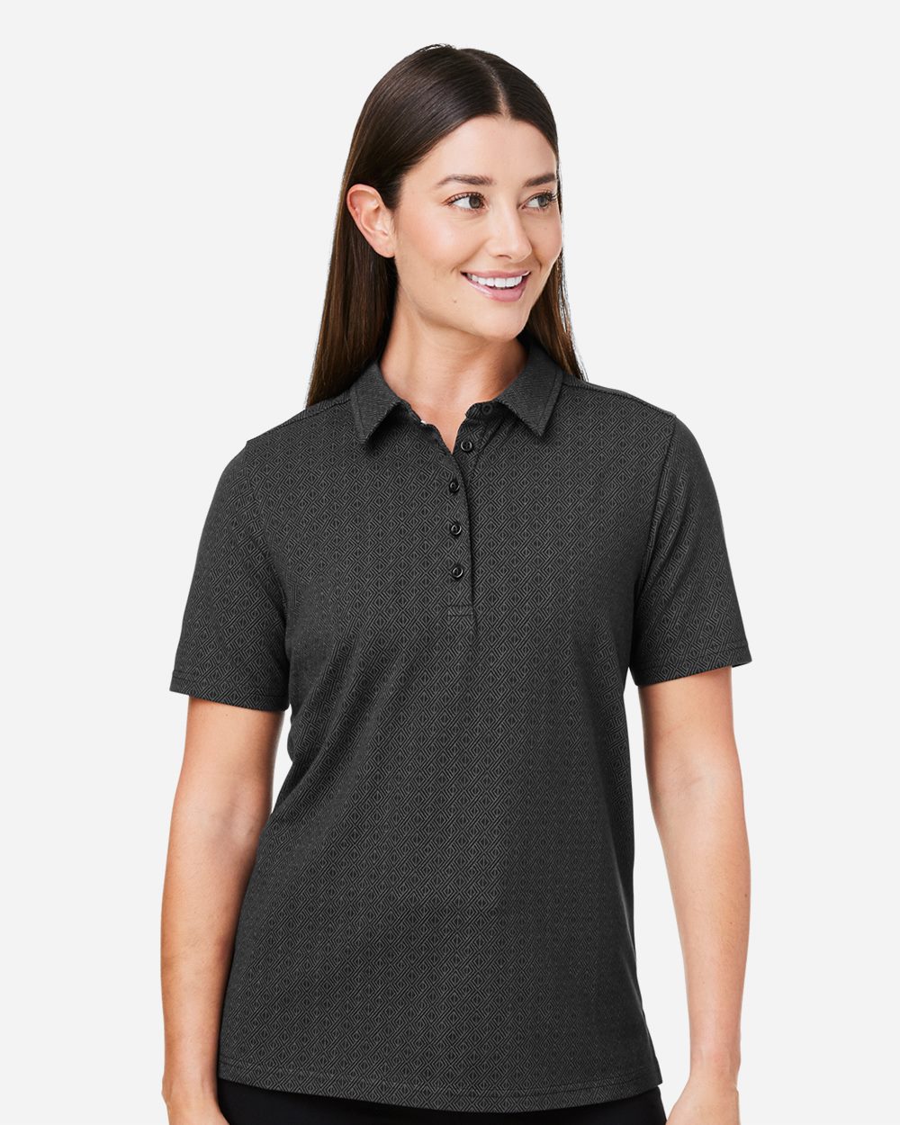 Women's Crownlux Performance® Geo Polo - styleImage