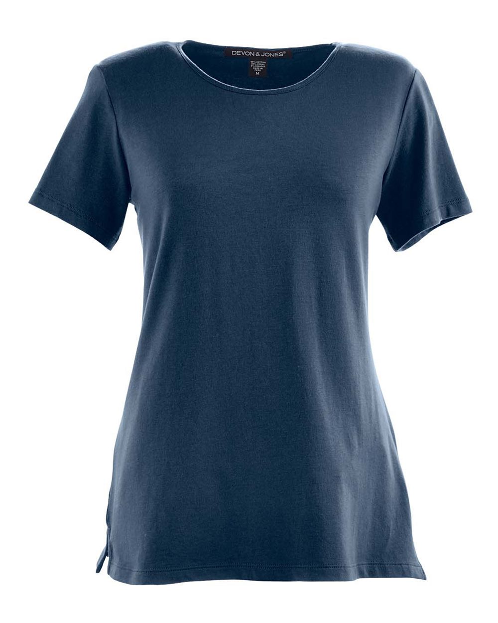Women's Perfect Fit™ Shell T-Shirt - Front - B721B2652 - Navy