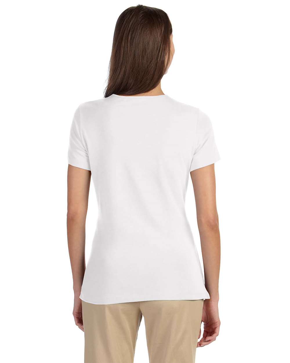 Women's Perfect Fit™ Shell T-Shirt - OnModelBack - B721B2002 - White