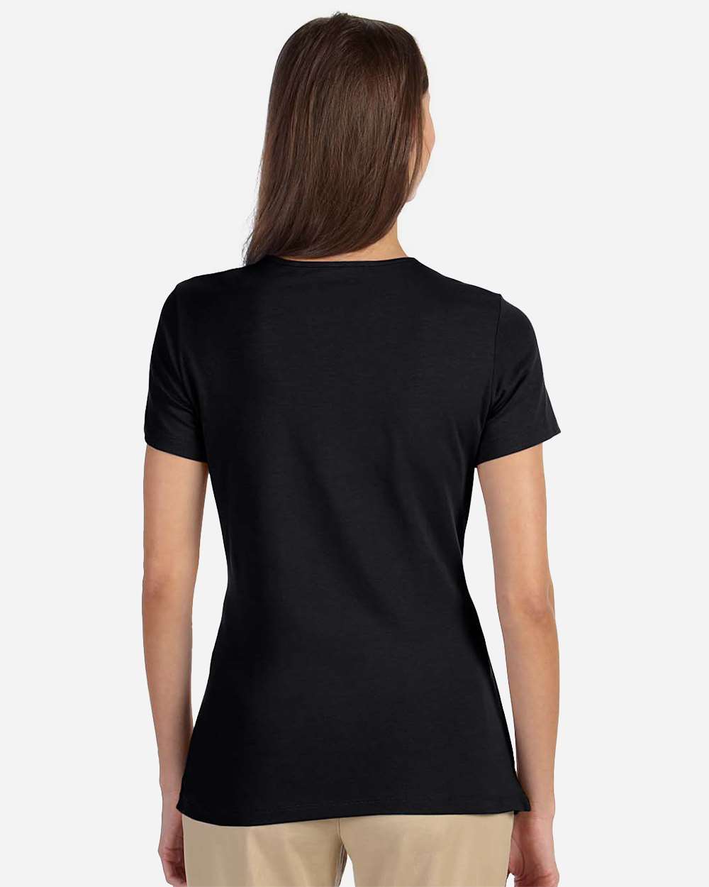 Women's Perfect Fit™ Shell T-Shirt - OnModelBack - B721B2502 - Black