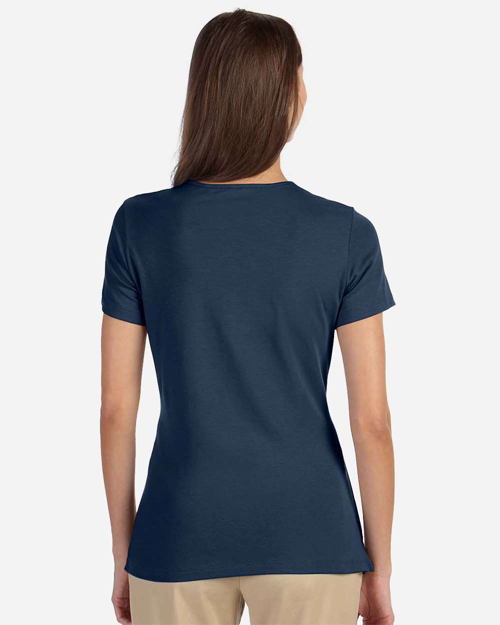 Women's Perfect Fit™ Shell T-Shirt - OnModelBack - B721B2652 - Navy