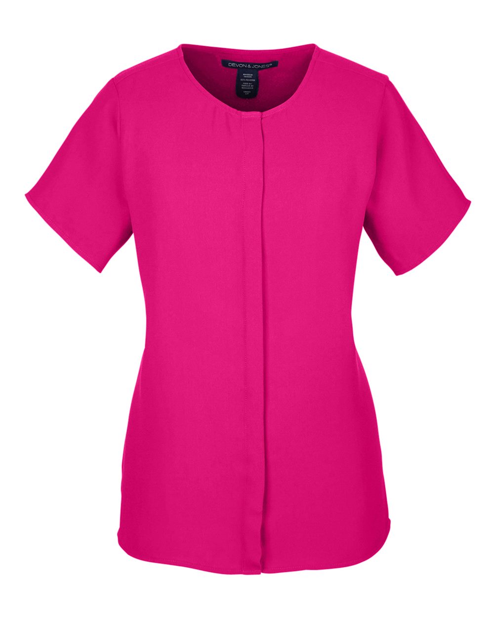 Women's Perfect Fit™ Crepe Blouse - Front - B730B2692 - Crown Raspberry