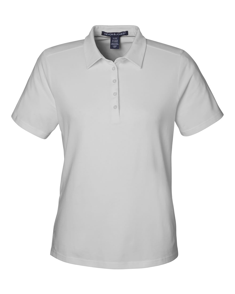 Women's Raleigh Stretch Polo - Front - B625B2352 - Grey
