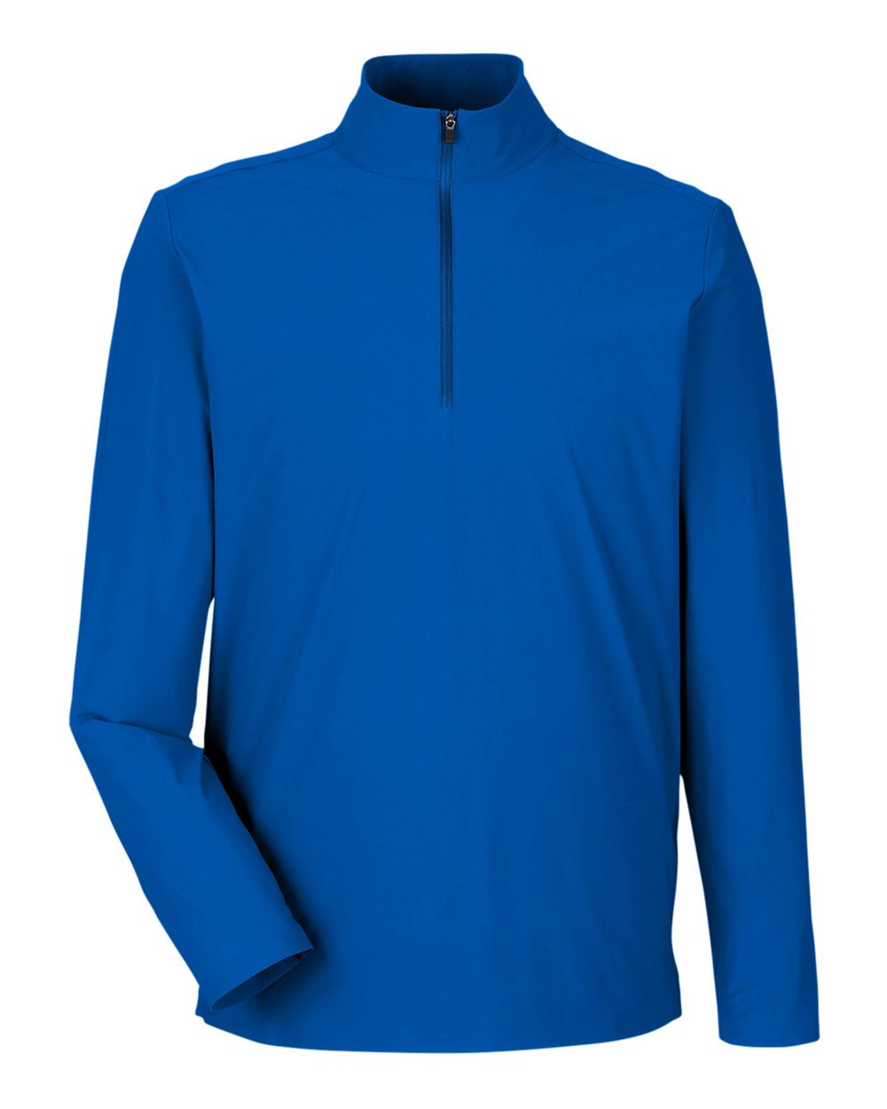 Men's CrownLux Performance® Windsor Welded Quarter-Zip Pullover - Front - B650B2253 - French Blue