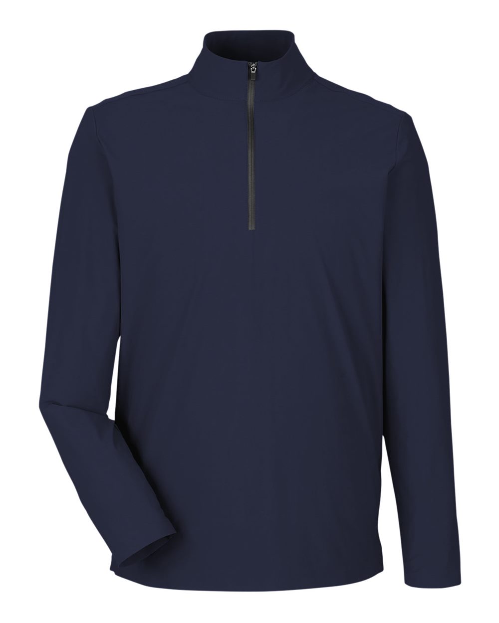 Men's CrownLux Performance® Windsor Welded Quarter-Zip Pullover - Front - B650B2653 - Navy