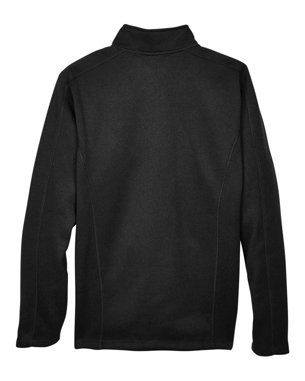 Men's Bristol Full-Zip Sweater Fleece Jacket - Back - B708B2503 - Black