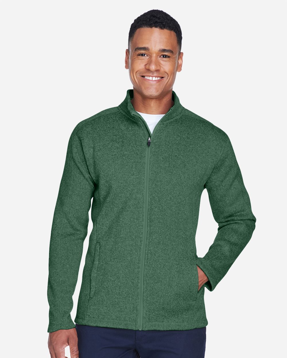 Men's Bristol Full-Zip Sweater Fleece Jacket - styleImage