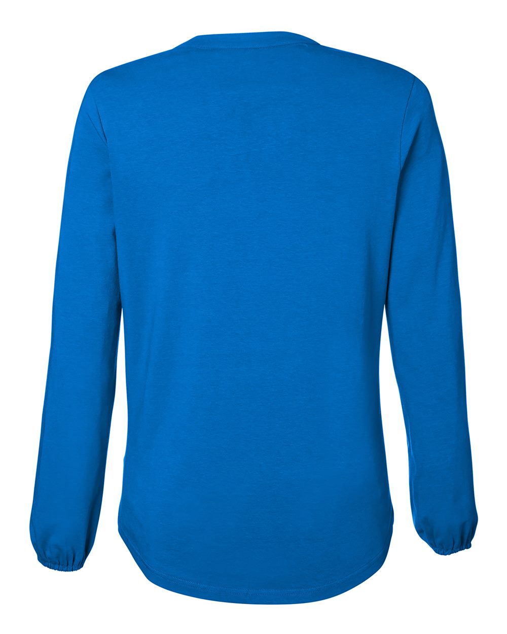 Women's Raleigh Half-Placket Knit Top - Back - B718B2252 - French Blue