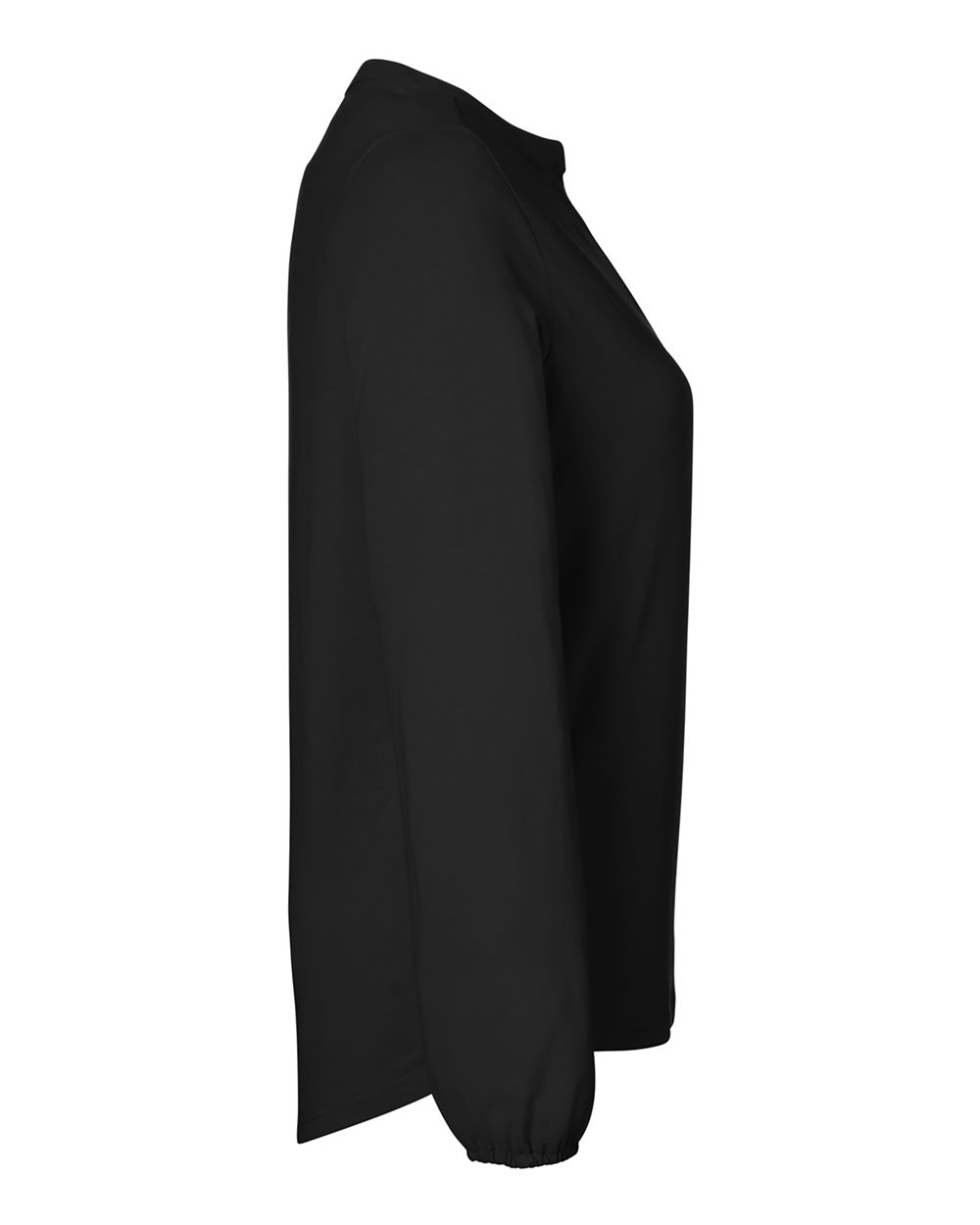 Women's Raleigh Half-Placket Knit Top - DirectSide - B718B2502 - Black