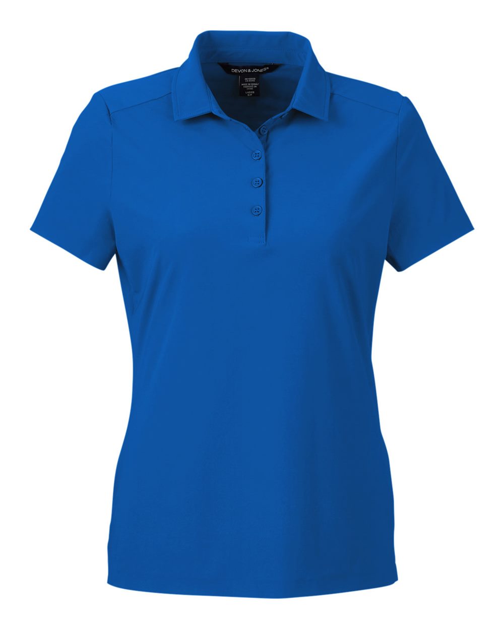 Women's CrownLux Performance® Windsor Welded Polo - Front - B623B2252 - French Blue