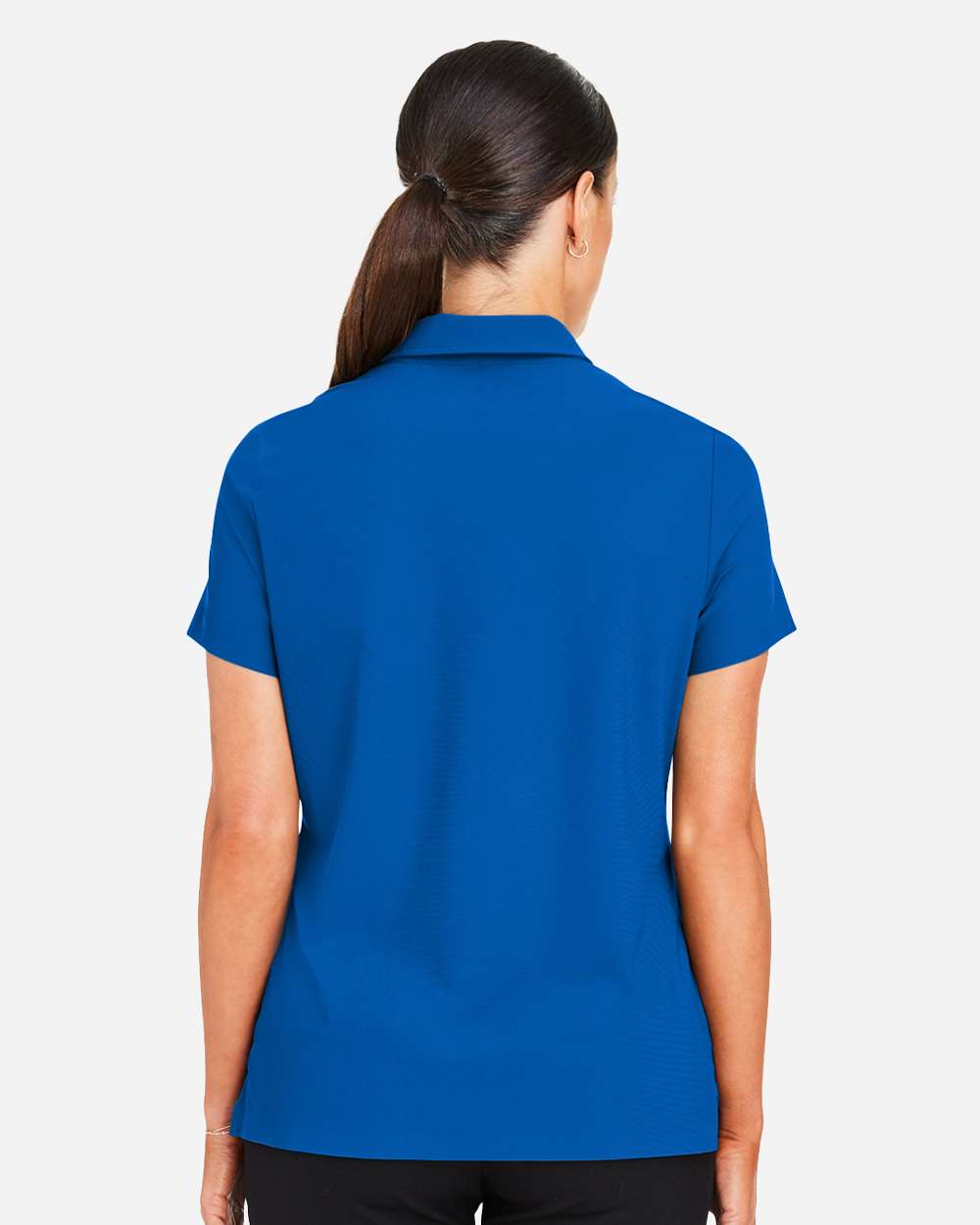 Women's CrownLux Performance® Windsor Welded Polo - OnModelBack - B623B2252 - French Blue