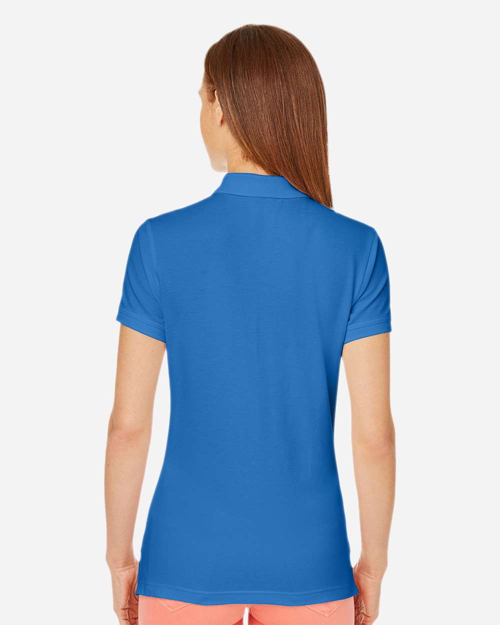 Women's New Classics® Performance Polo - OnModelBack - B619B2252 - French Blue