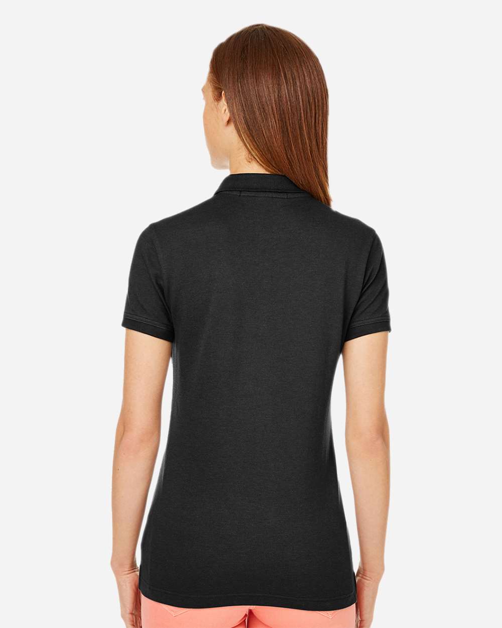 Women's New Classics® Performance Polo - OnModelBack - B619B2502 - Black