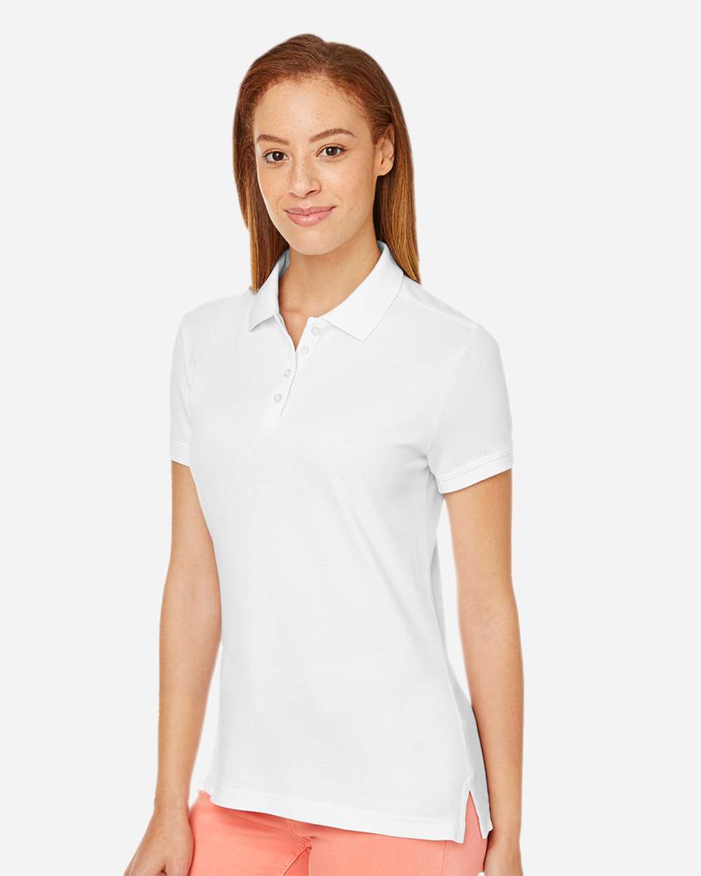 Women's New Classics® Performance Polo - OnModelSide - B619B2004 - White