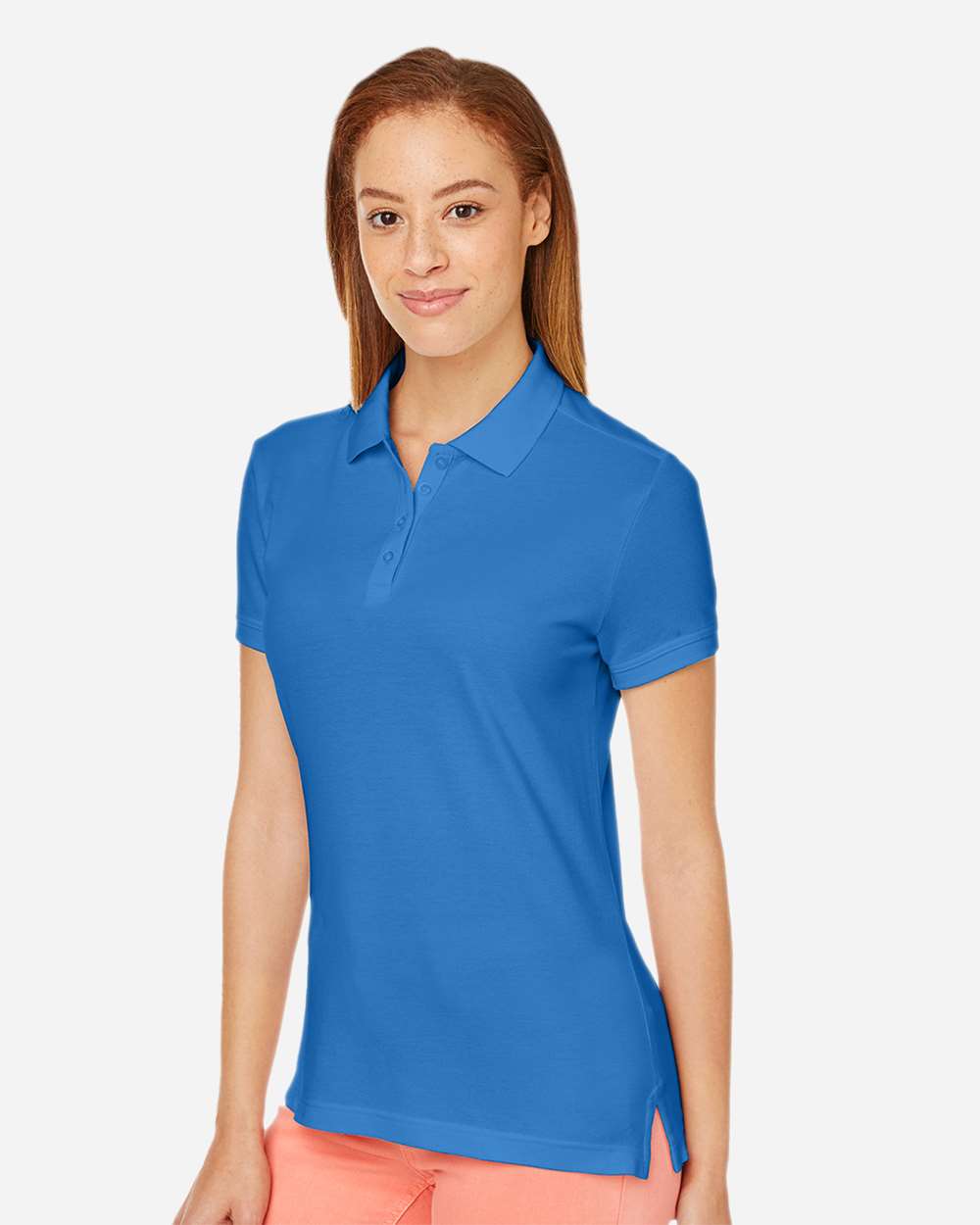 Women's New Classics® Performance Polo - OnModelSide - B619B2252 - French Blue