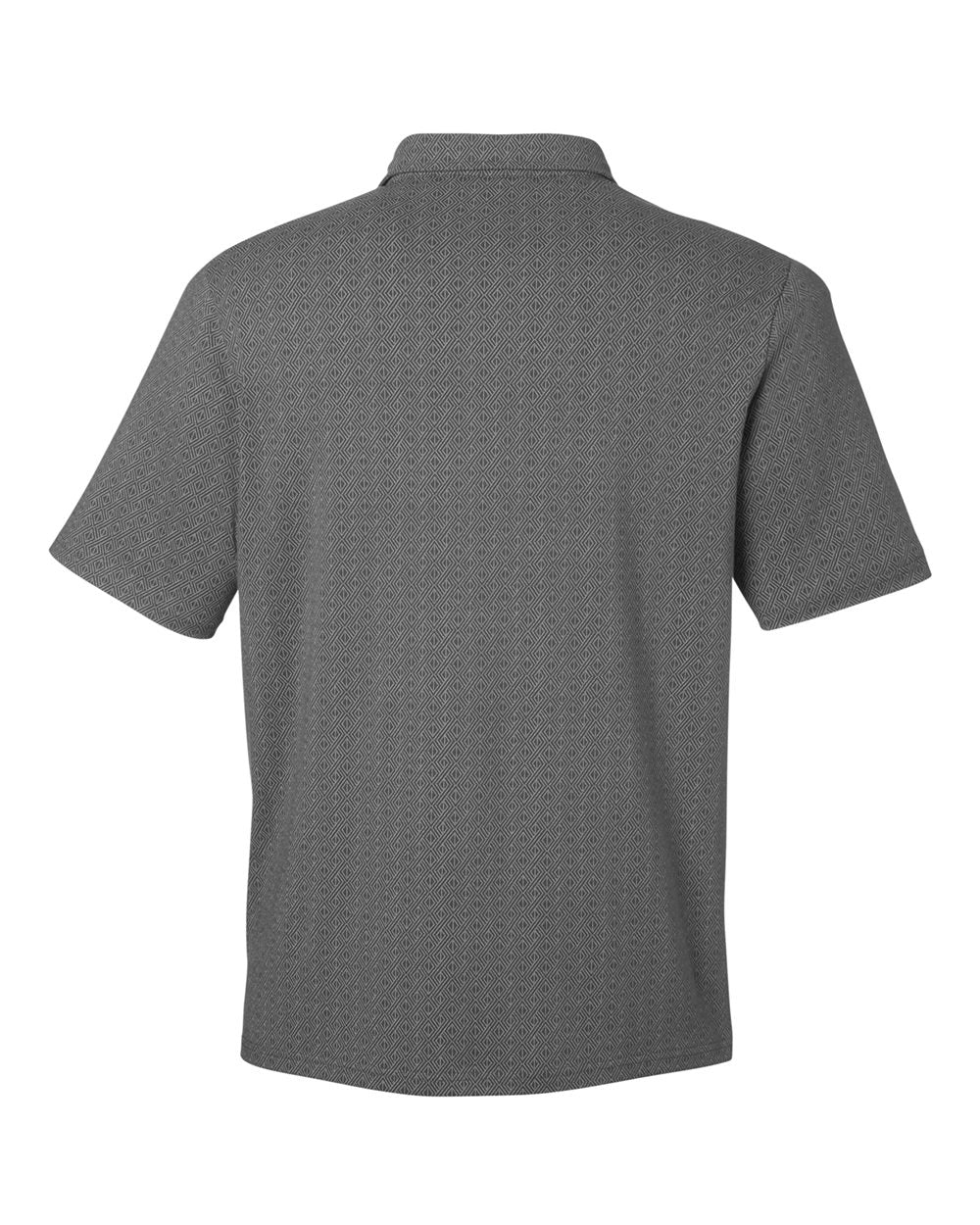 Men's Crownlux Performance® Geo Polo - Back - B620B2133 - Graphite/ Silver