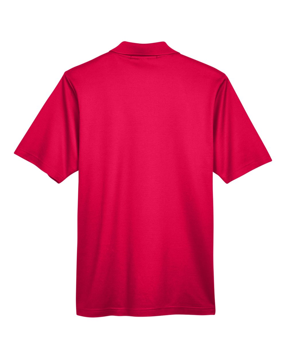 Men's Tall CrownLux Performance® Plaited Polo - Back - B639B2705 - Red