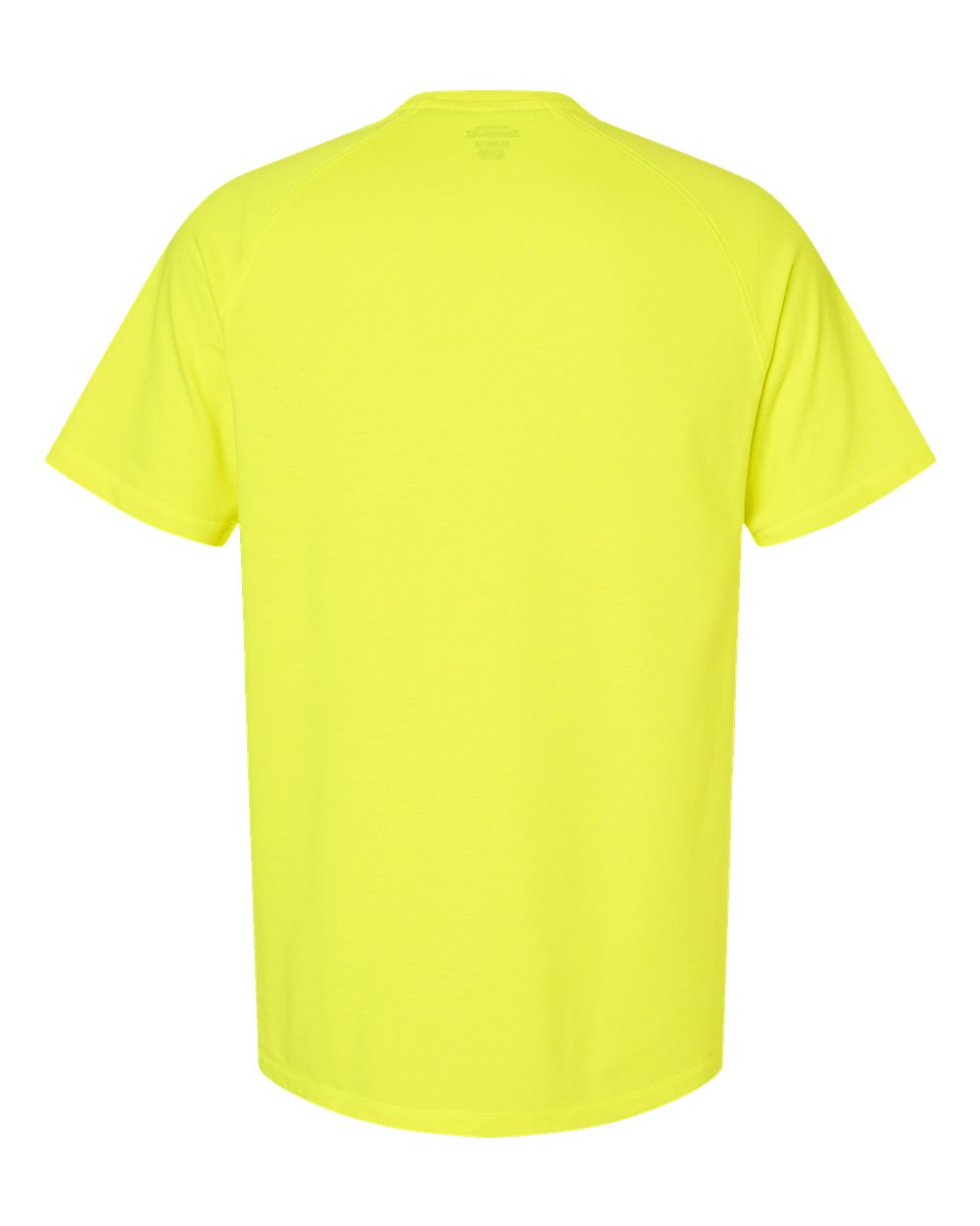 Men's Performance Cooling T-Shirt - Back - B63030404 - Bright Yellow