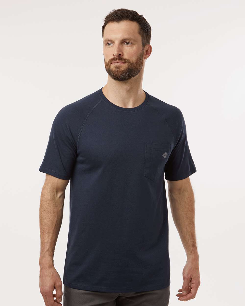Men's Performance Cooling T-Shirt - OnModelFront - B63030863 - Dark Navy