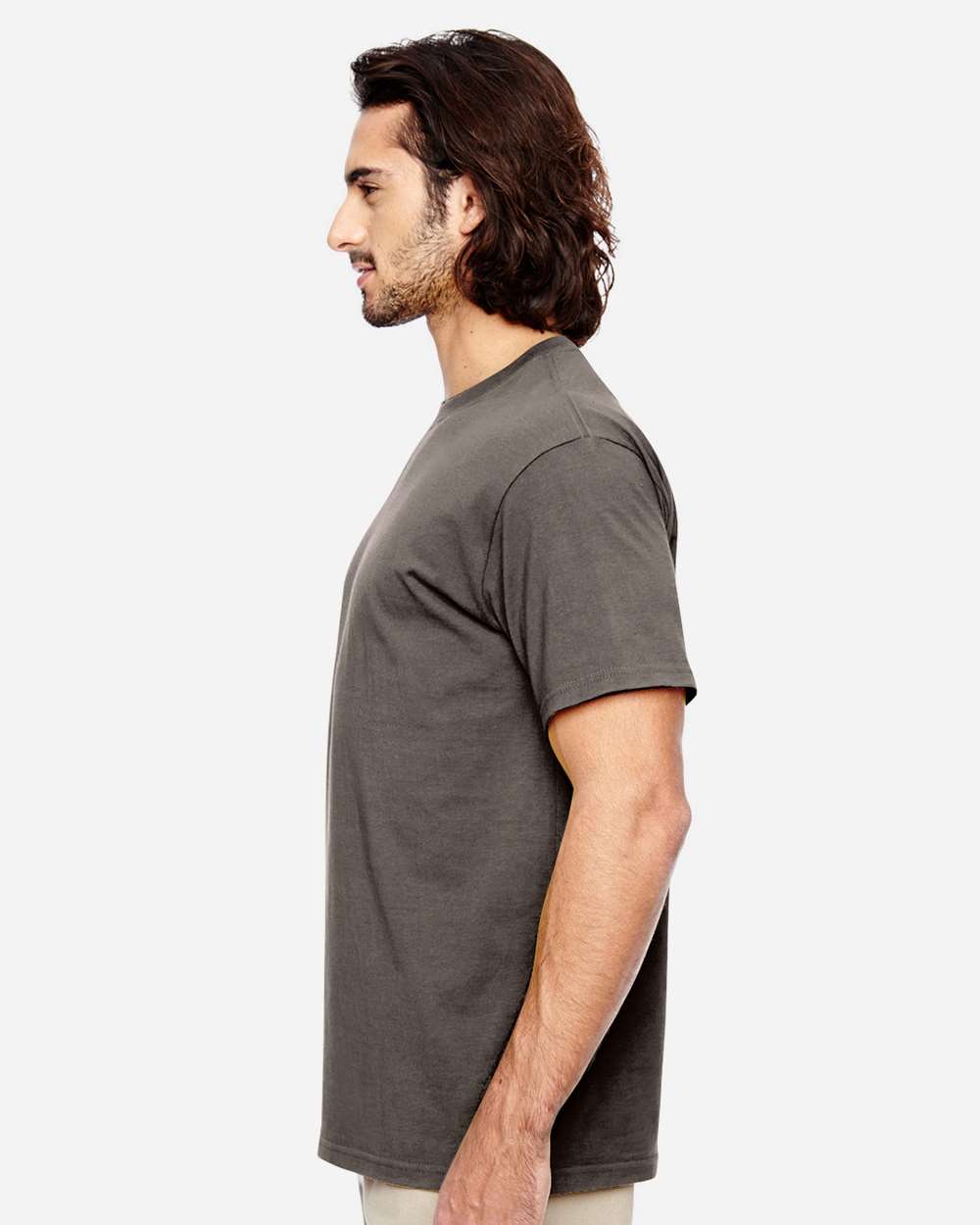 Classic T-Shirt - OnModelSide - B843E9583 - Charcoal