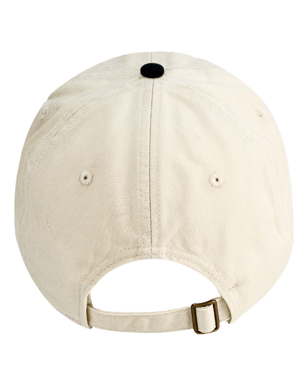 Eco Baseball Cap - Back - B868E9100 - Oyster/ Black