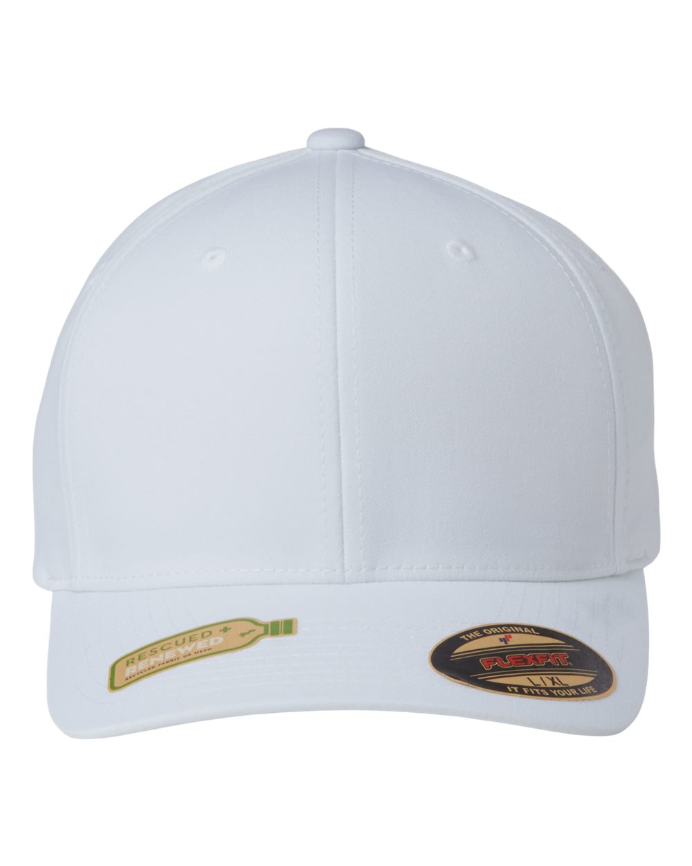 Sustainable Polyester Cap - Front - B96595003 - White