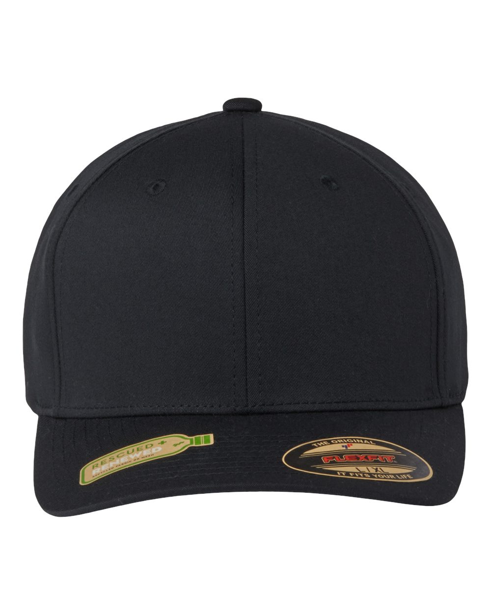 Sustainable Polyester Cap - Front - B96595503 - Black