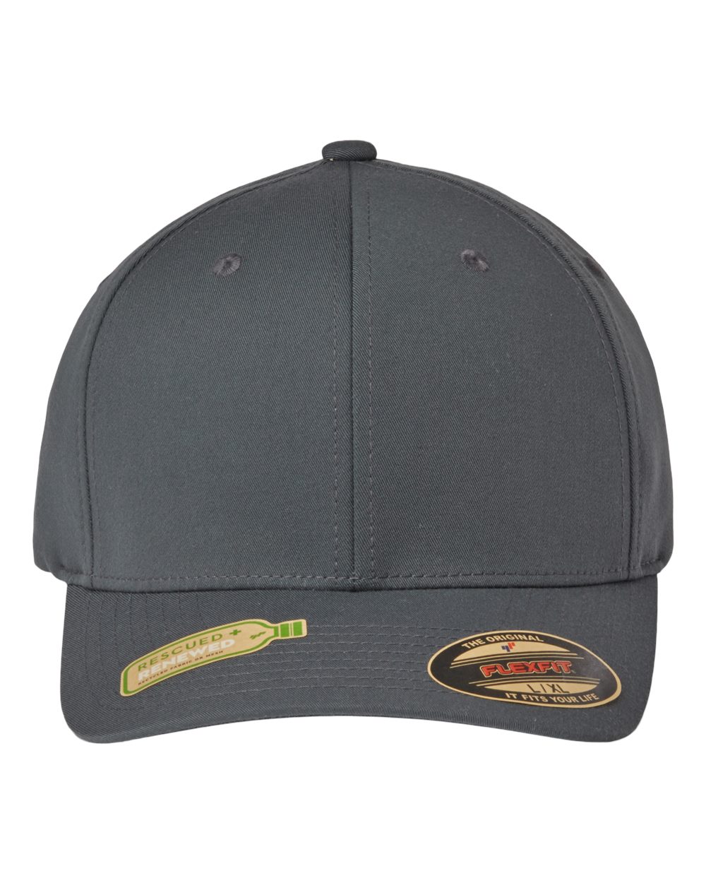 Sustainable Polyester Cap - Front - B96595593 - Light Charcoal