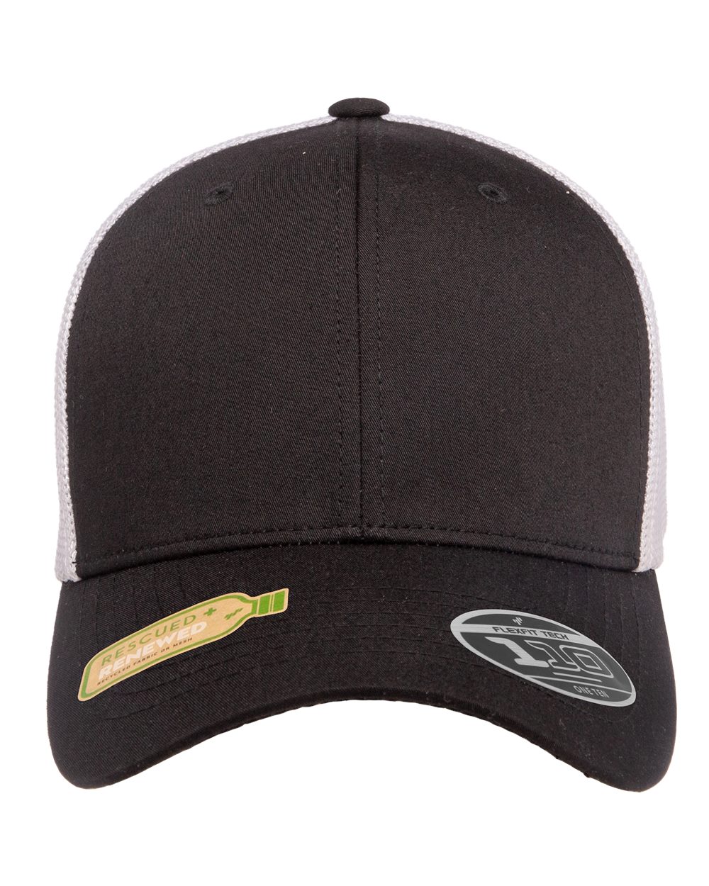 110® Recycled Mesh Cap - Front - B27995020 - Black/ White