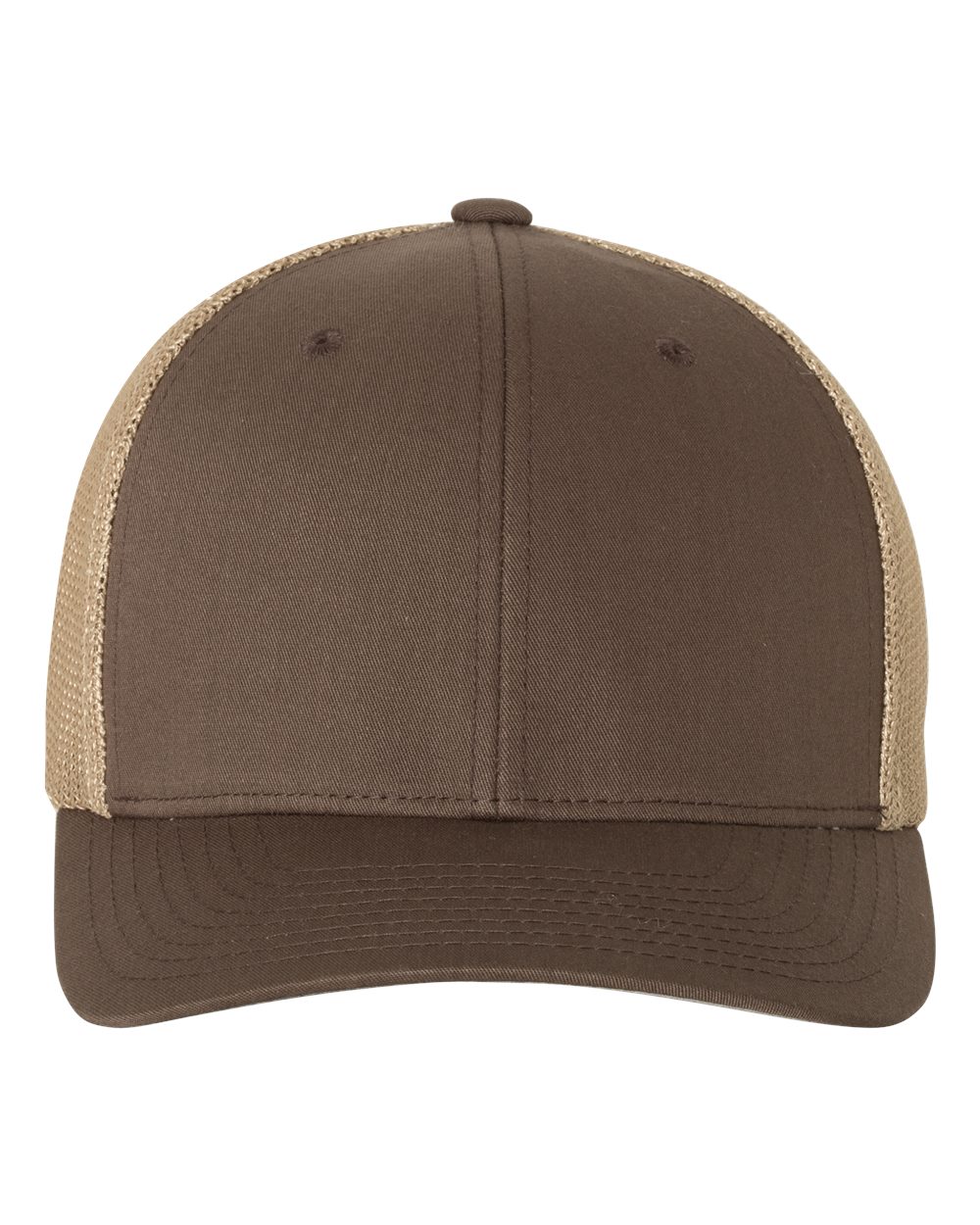 Trucker Cap - Front - B85895770 - Brown/ Khaki