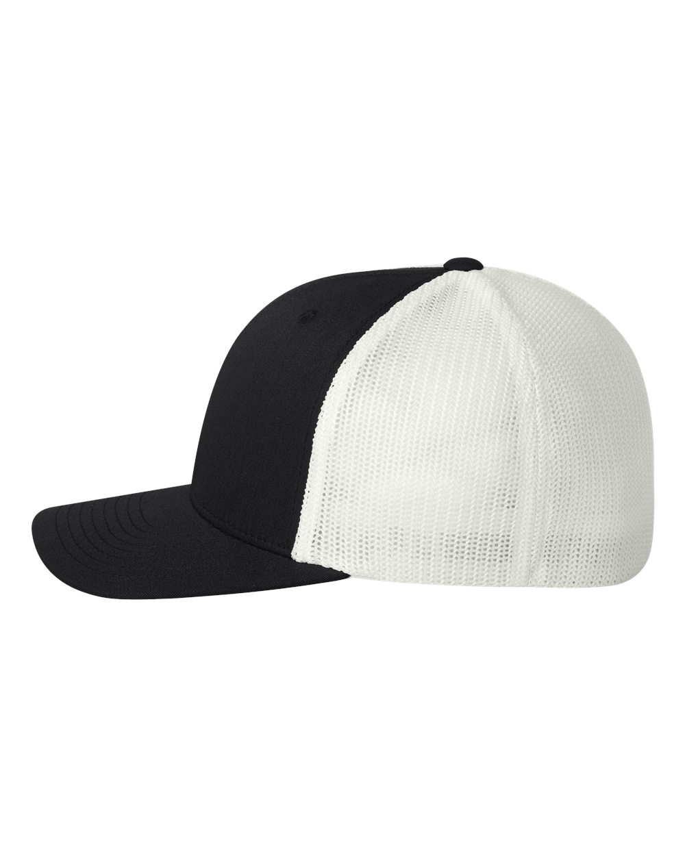 Trucker Cap - Side - B85895020 - Black/ White