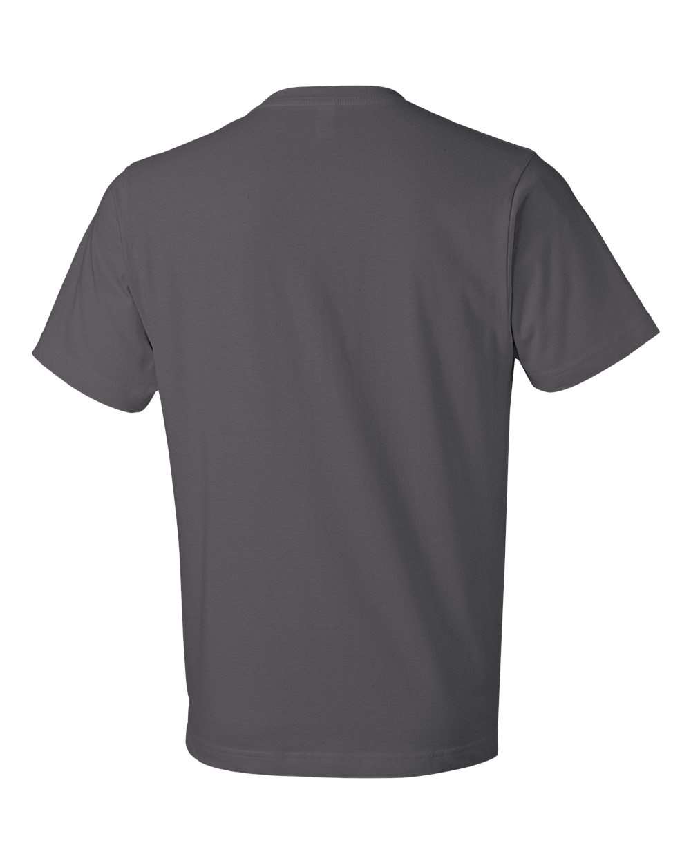 Unisex Softstyle® Lightweight T-Shirt - Back - B00560093 - Charcoal