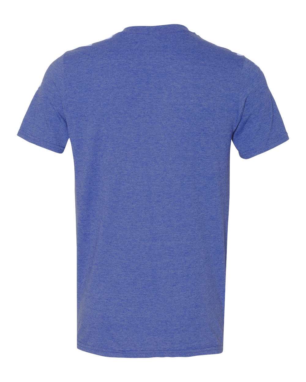 Unisex Softstyle® Lightweight T-Shirt - Back - B00560113 - Heather Blue