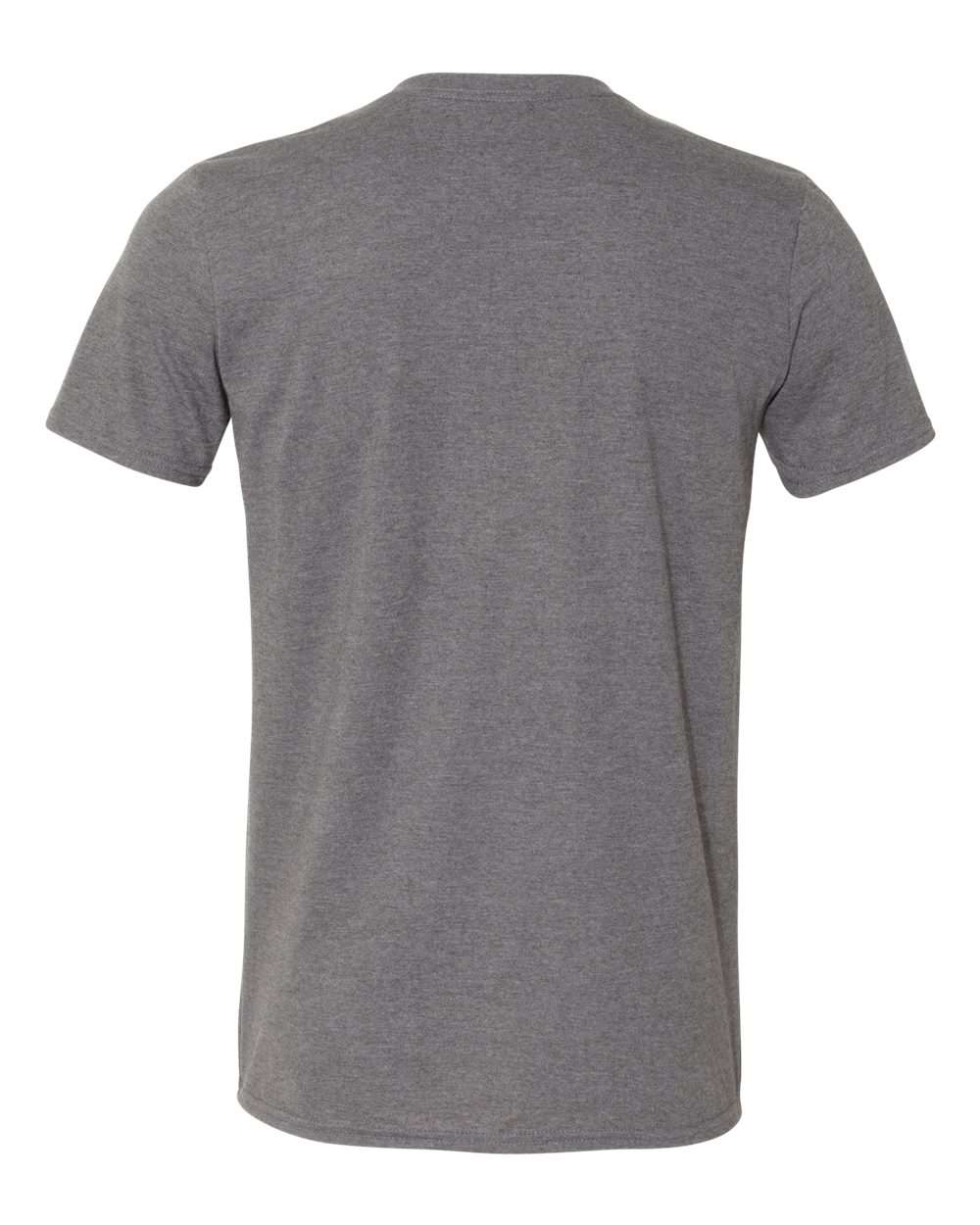 Unisex Softstyle® Lightweight T-Shirt - Back - B00560492 - Graphite Heather