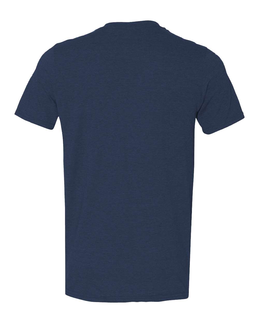 Unisex Softstyle® Lightweight T-Shirt - Back - B00560613 - Heather Navy
