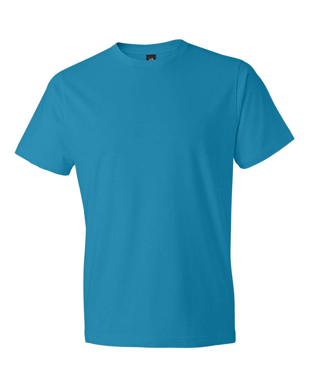 Unisex Softstyle® Lightweight T-Shirt - Front - B00560253 - Caribbean Blue