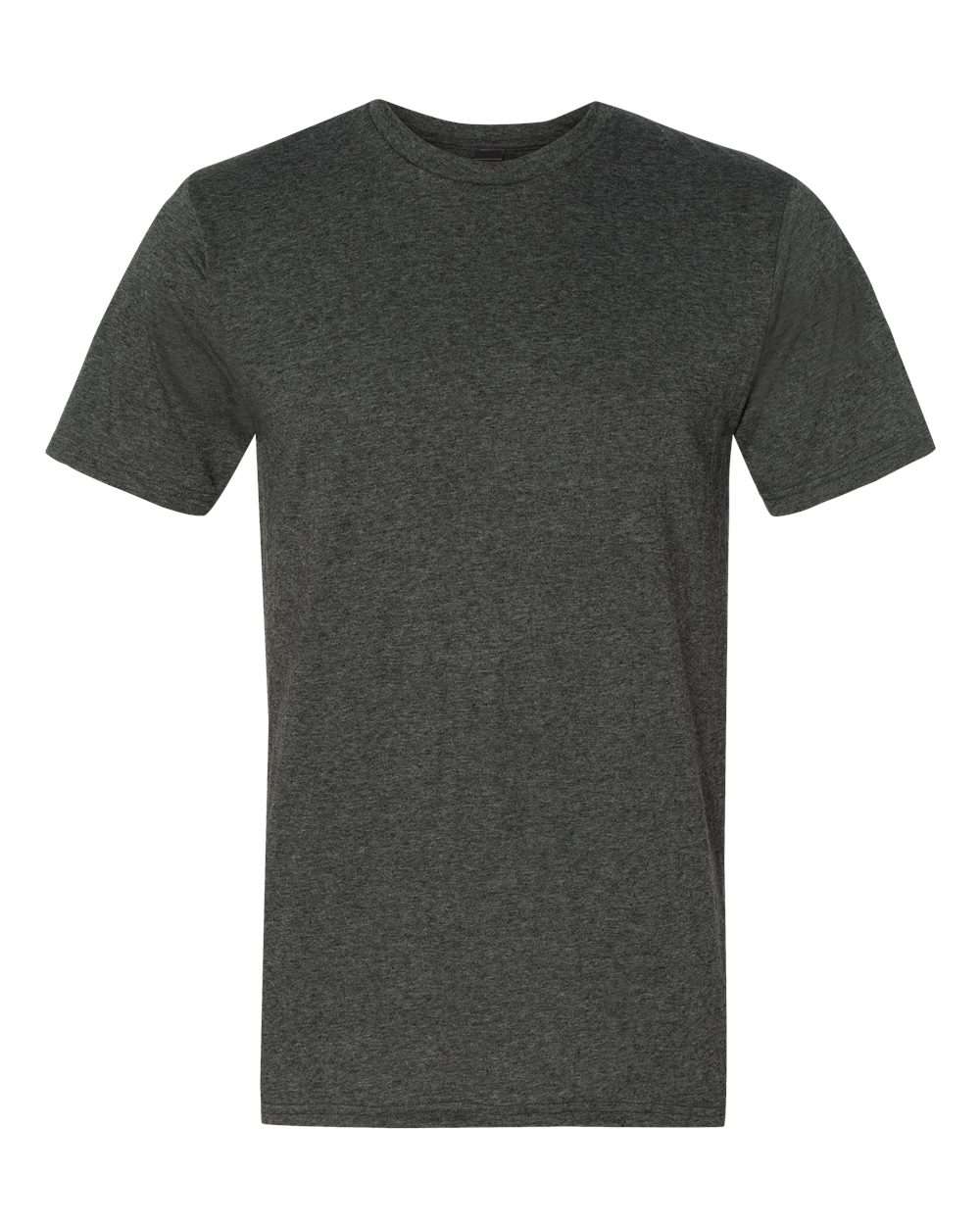 Unisex Softstyle® Lightweight T-Shirt - Front - B00560582 - Heather Dark Grey