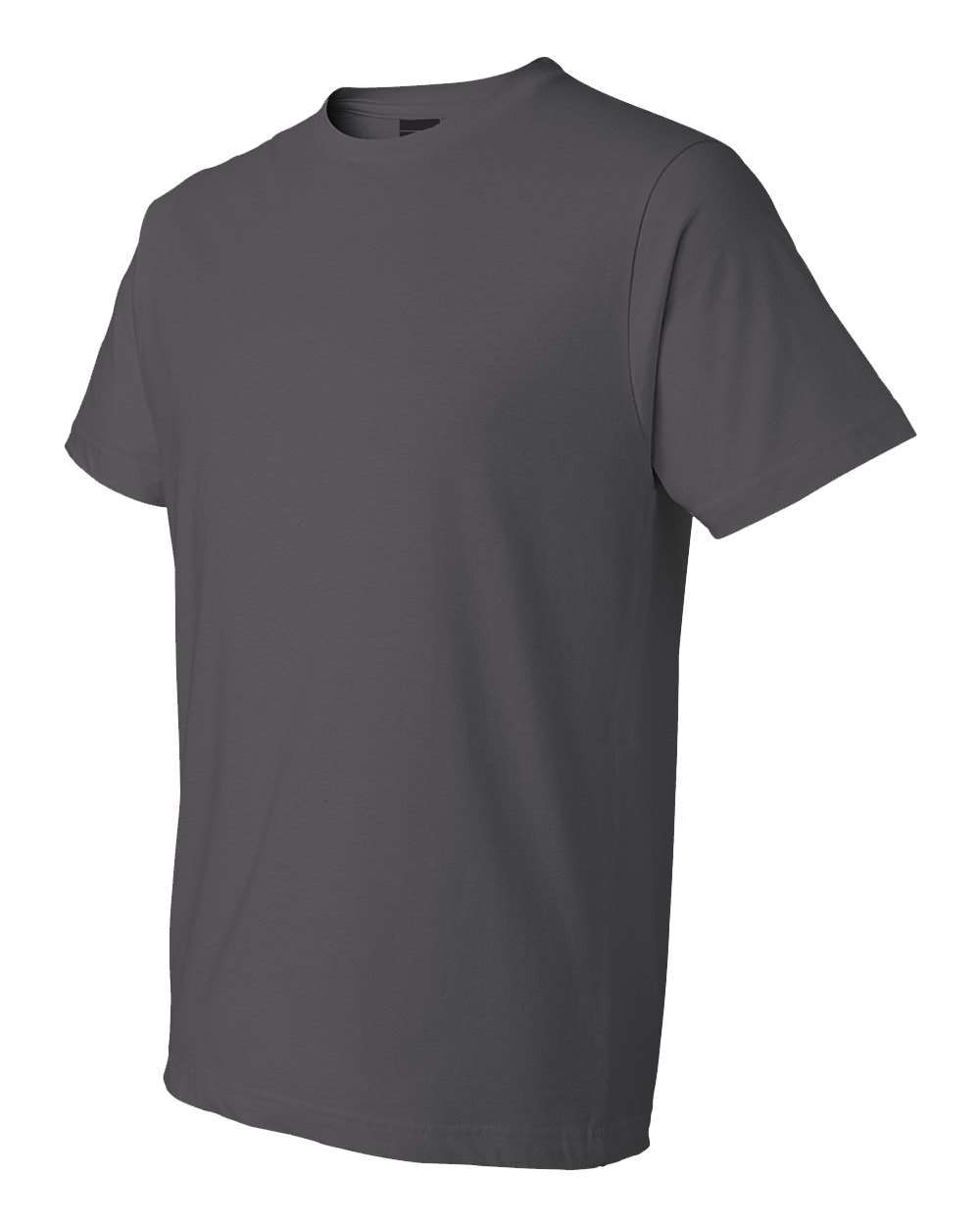 Unisex Softstyle® Lightweight T-Shirt - Side - B00560093 - Charcoal