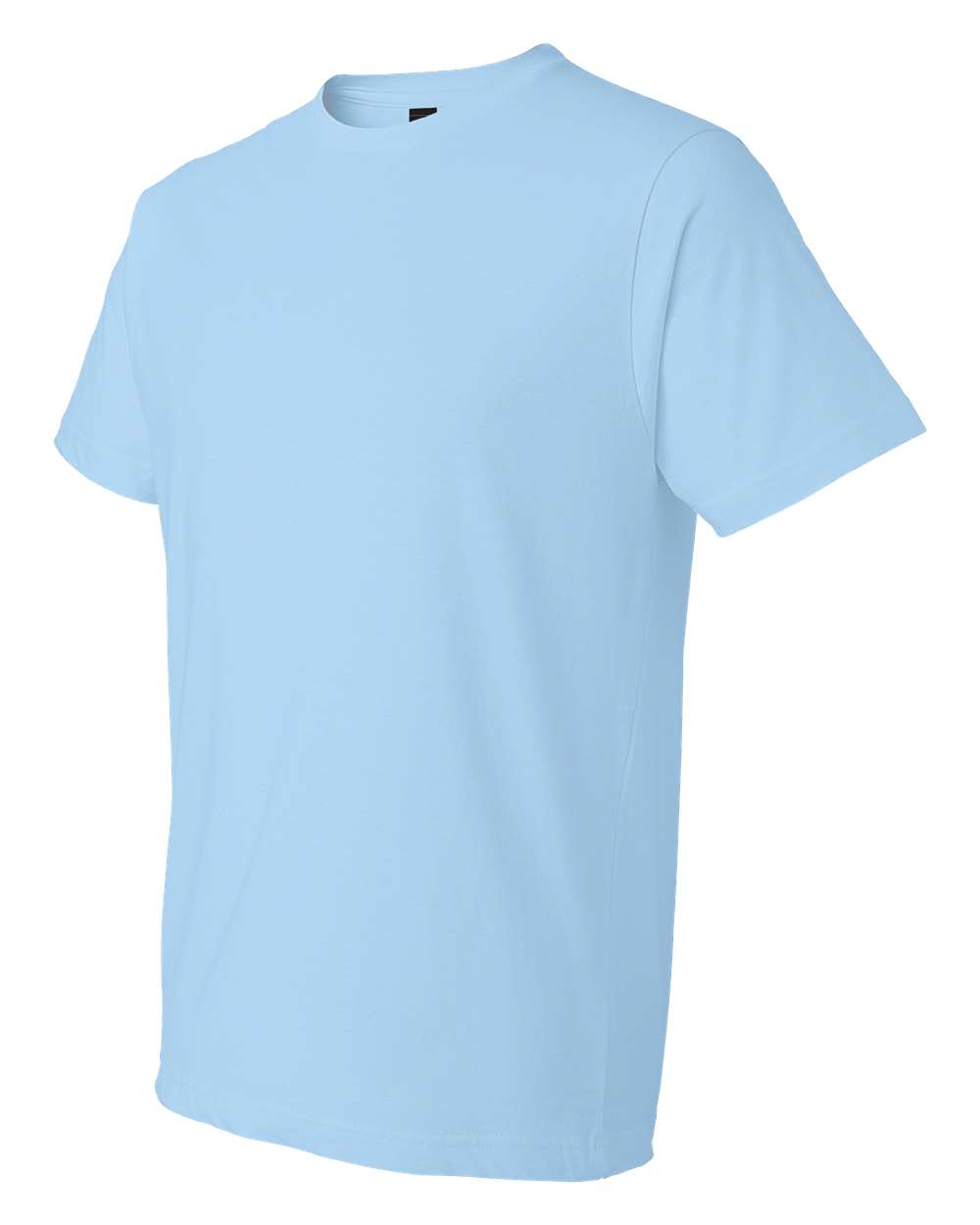 Unisex Softstyle® Lightweight T-Shirt - Side - B00560153 - Baby Blue