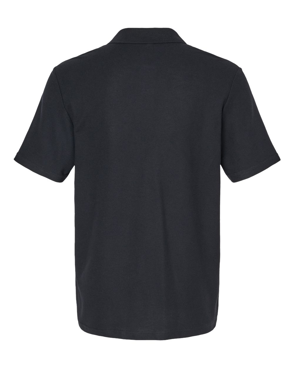 Men's Softstyle® Pique Polo - Back - B00460503 - Black
