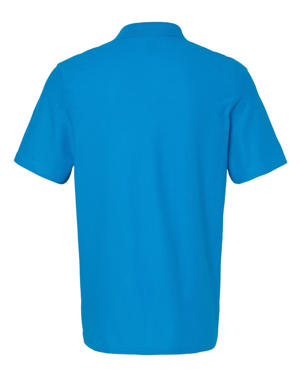 Men's Softstyle® Pique Polo - Back - B00460763 - Sapphire
