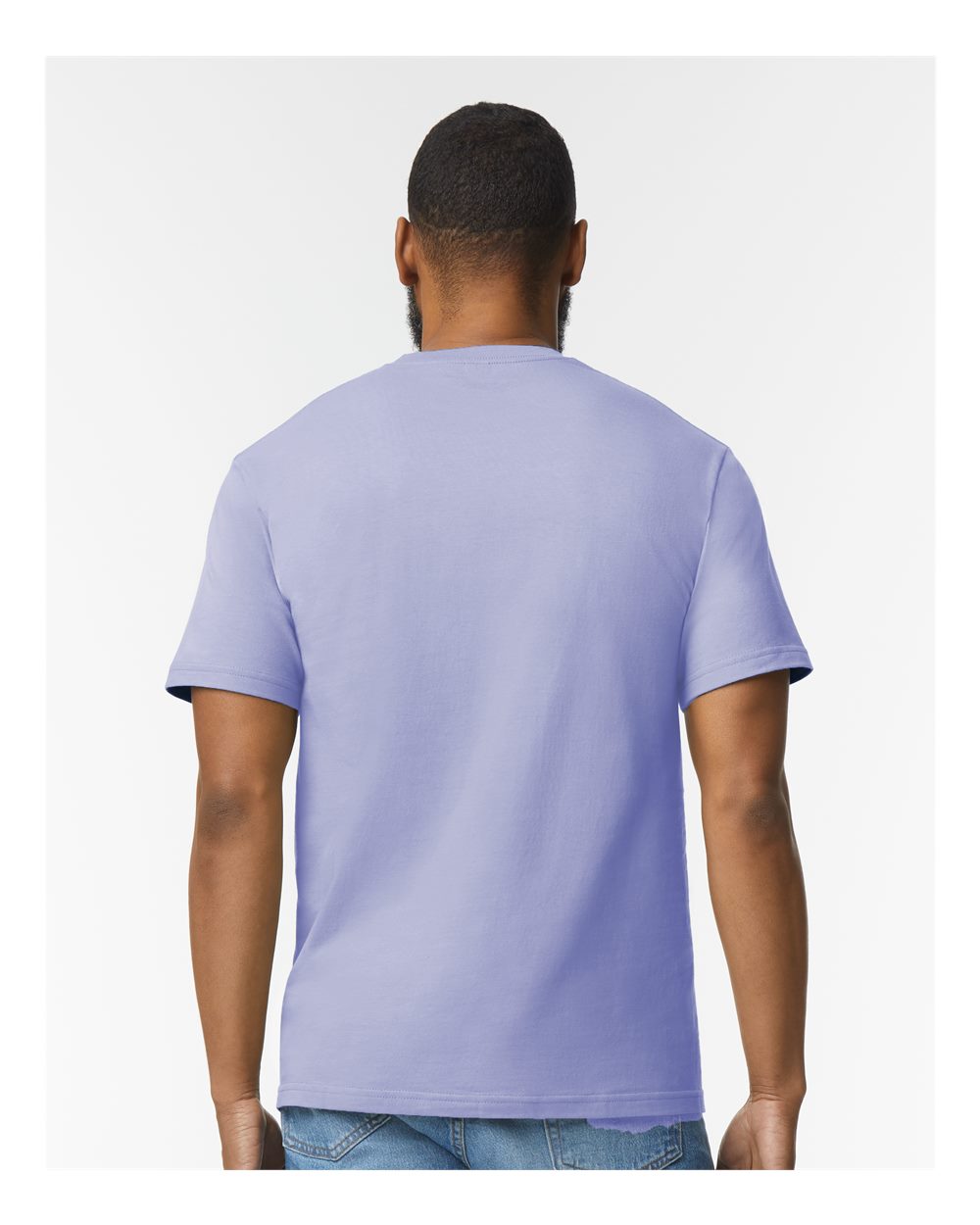 Men's Softstyle® Midweight T-Shirt - OnModelBack - B00860573 - Violet
