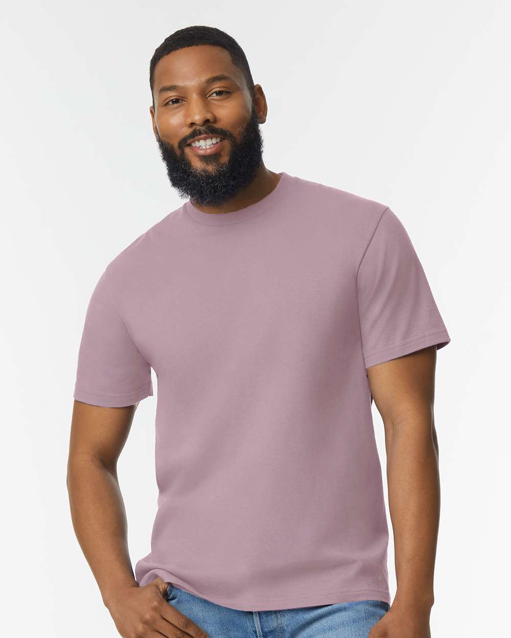 Men's Softstyle® Midweight T-Shirt - OnModelFront - B00860673 - Paragon