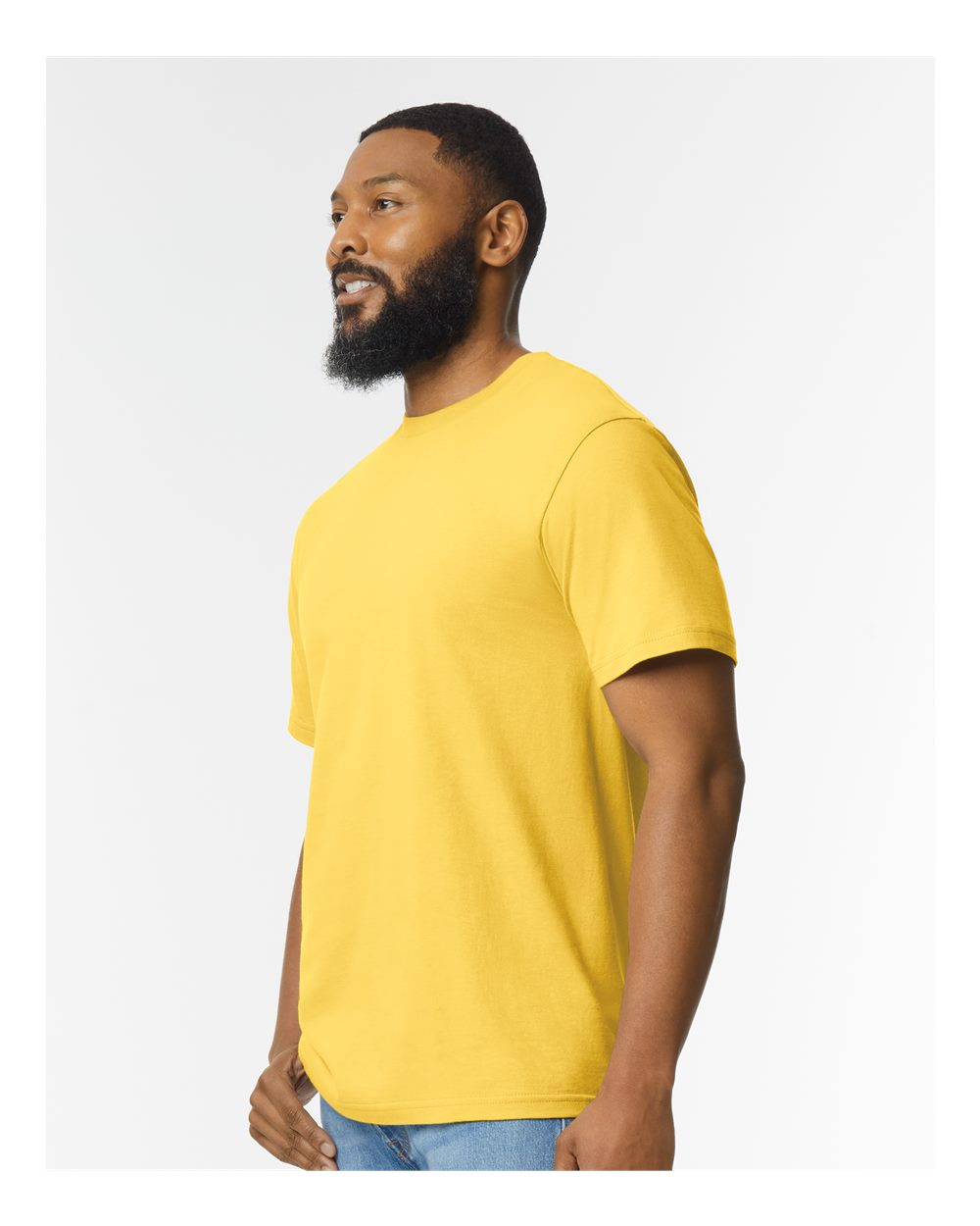 Men's Softstyle® Midweight T-Shirt - OnModelSide - B00860413 - Daisy