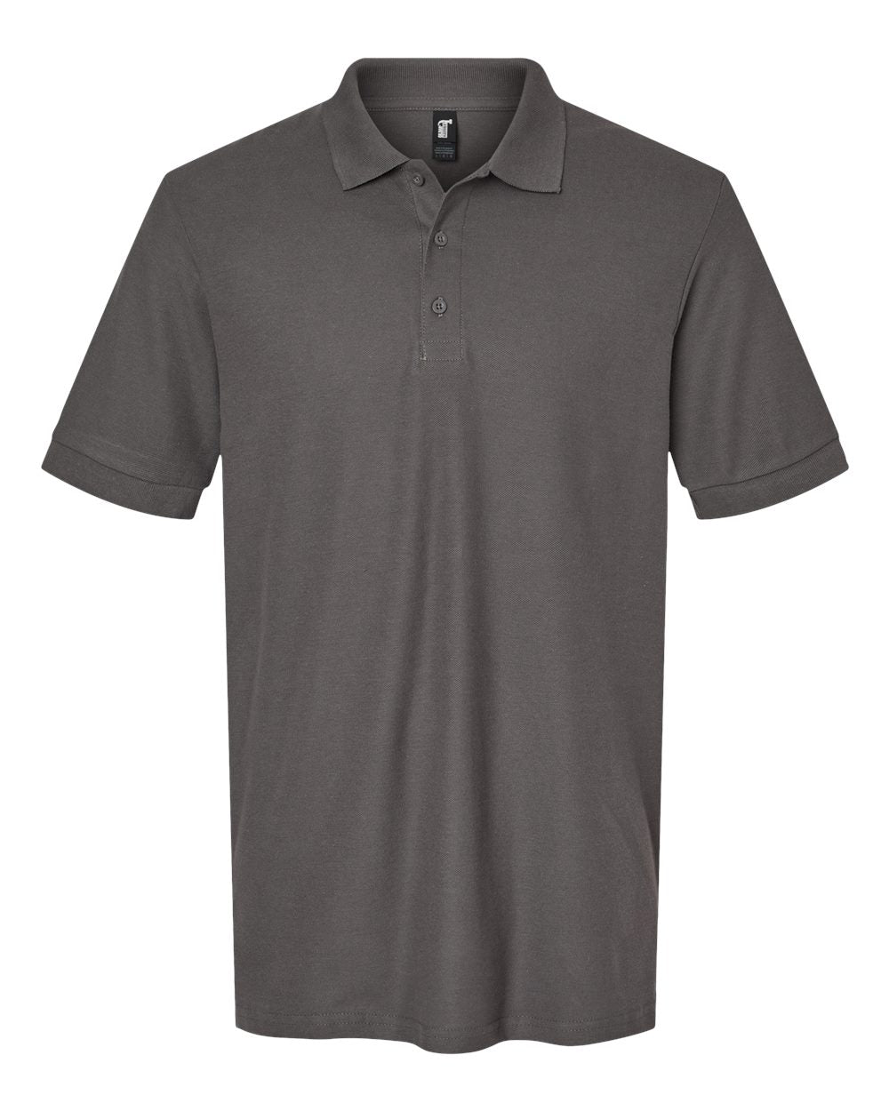 Men's Hammer™ Pique Polo - Front - B01560093 - Charcoal