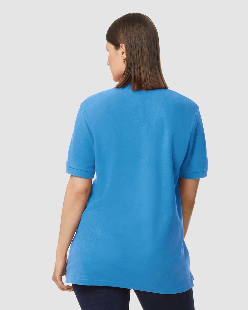Men's Hammer™ Pique Polo - OnModelBack - B01560163 - Sapphire