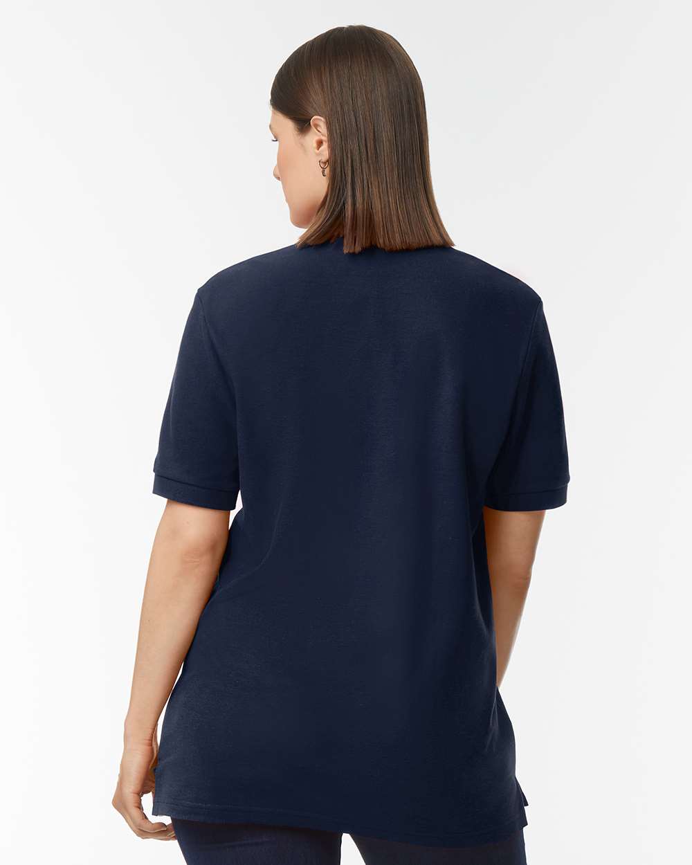 Men's Hammer™ Pique Polo - OnModelBack - B01560653 - Navy
