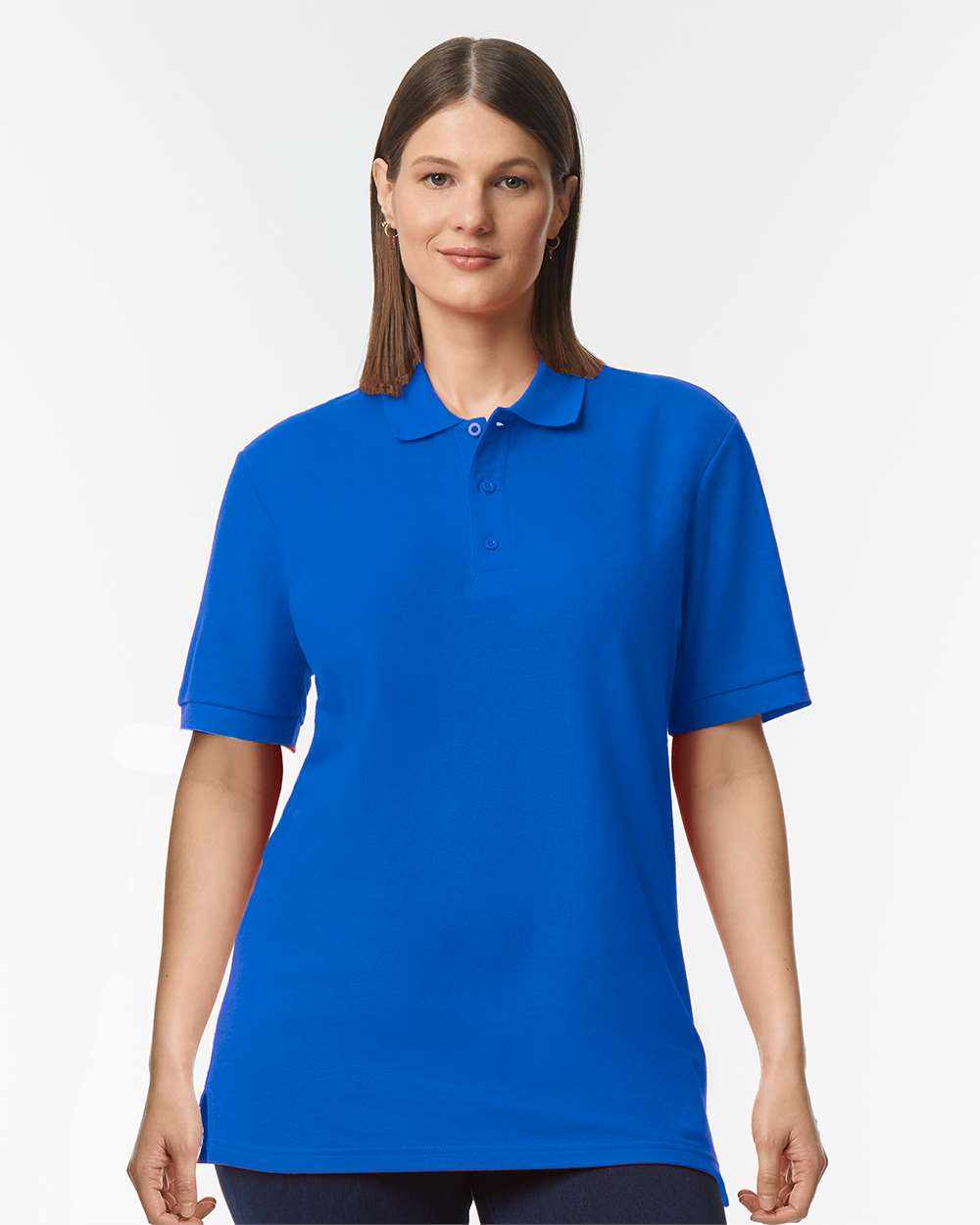 Men's Hammer™ Pique Polo - OnModelFront - B01560753 - Royal