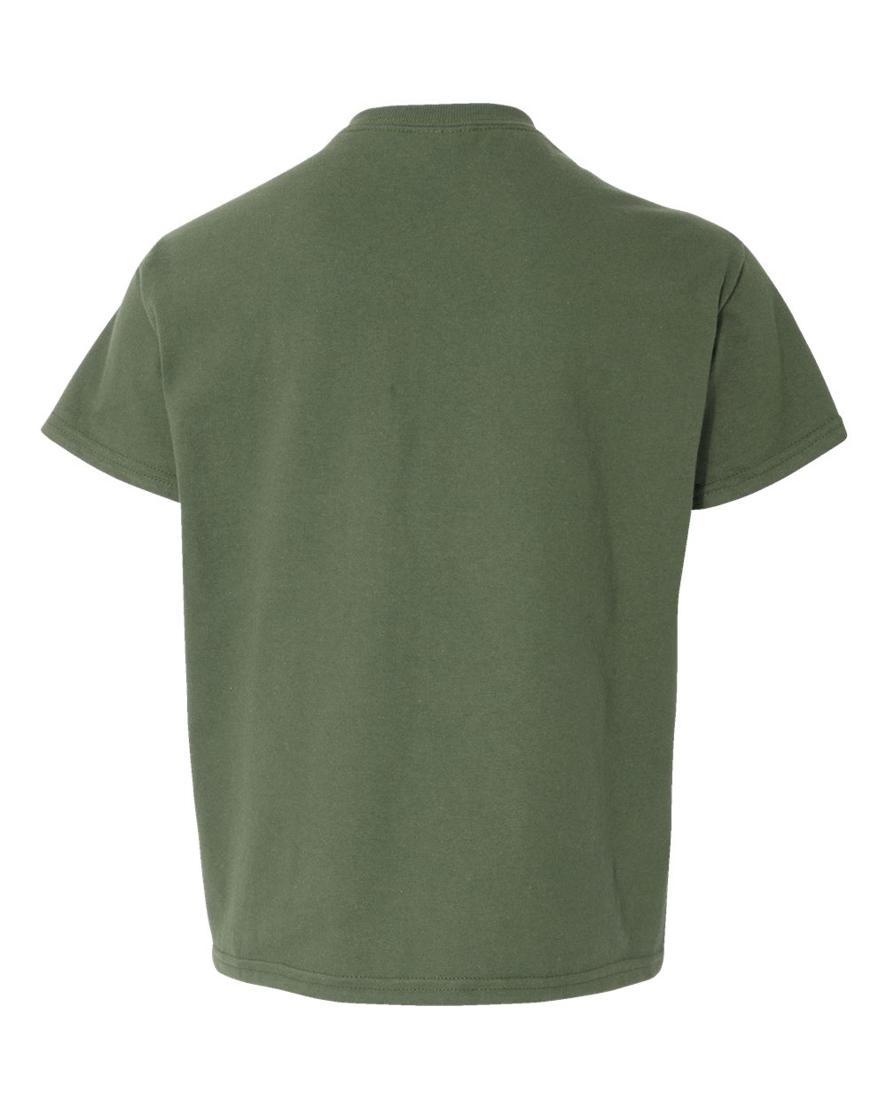 Youth Softstyle® T-Shirt - Back - B01660062 - Military Green